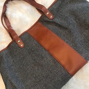 💜final price💜 Herringbone Tote
